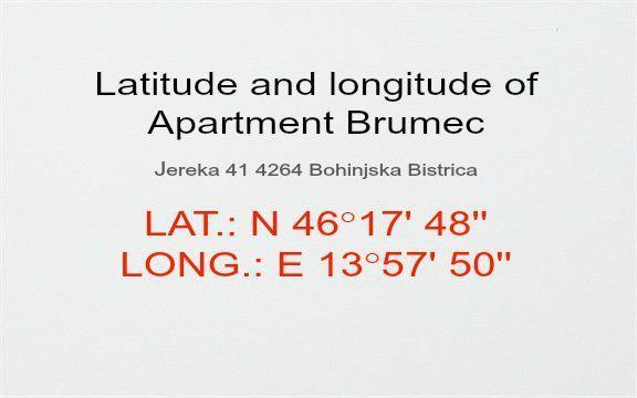Apartment Brumec Бохінь Екстер'єр фото